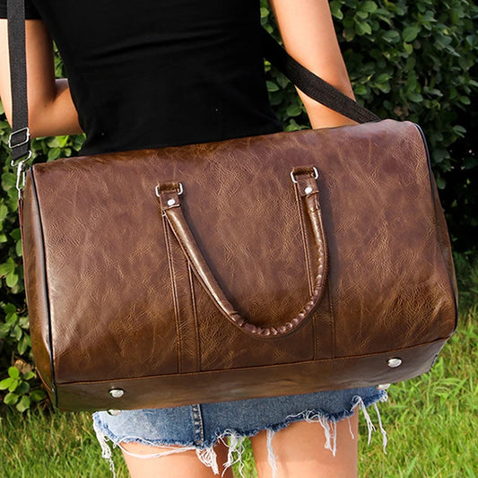 Sac de Voyage Vintage en Cuir