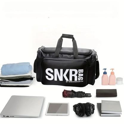 Sac de Sport Noir Organisé SNKR - Compartiments Multiples