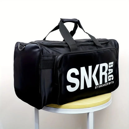 Sac de Sport Noir Organisé SNKR - Compartiments Multiples